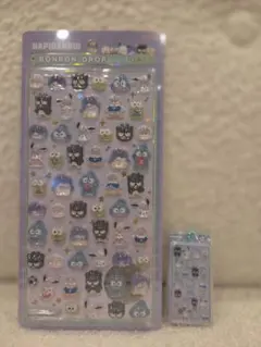 正規品　ボンボンドロップシールミニ&ボンドロチャーム　はぴだんぶい