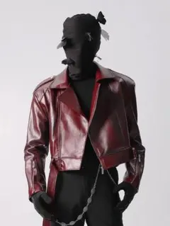 正規店購入 MSMANSON 合皮レザー ダブルライダースジャケット