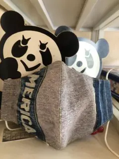 デニムアンドダンガリーリメイクマスクグレー