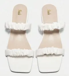 【新品・未使用‼️】SHEIN シーイン BIZ スクエアトゥサンダル 23.5㎝のサムネイル