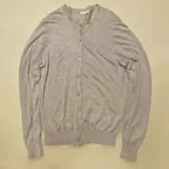 レディース長袖カーディガン Lサイズ ベージュ