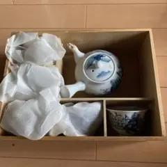 す*れ様 有田焼　急須と湯呑み5個セット