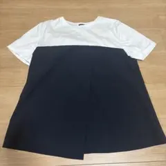 INDIVI バイカラー 半袖カットソーのサムネイル
