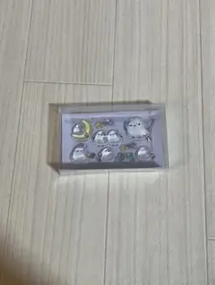 新アミュキャラぷっくりんちょシール シマエナガ 鳥
