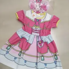 【新品未使用】名探偵プリキュア　ミスティックなりきりワンピース　しまむら　130のサムネイル