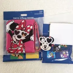 東京ディズニーリゾート ミニー リング ポーチ 2種セット サングラス