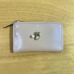 LANVIN en Blue 薄ピンク パスケース