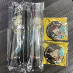あんスタ 天城一彩 白鳥藍良 ペンライトチューブ 缶バッジ