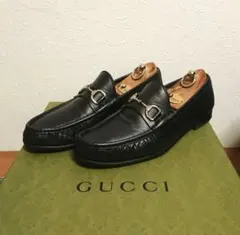 GUCCI ホースビットローファー 黒 7 1/2