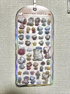 スヌーピー コットンパフィー シール
