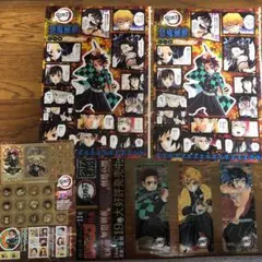 鬼滅の刃　ジャンプ付録　シール、クリアしおり