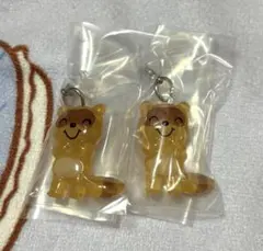 ノンタン たぬきさん 2点 めじるしアクセサリー ガチャガチャ