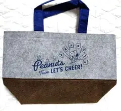 【美品】Peanuts スヌーピーフェルトランチバッグ