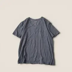 ナノユニバース Tシャツ 半袖カットソー トップス コットン カジュアル 無地