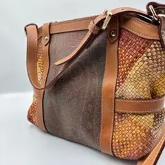 希少⭐️ETRO エトロ ワンショルダーバッグ 編み込み メッシュ 