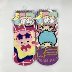 新品未使用 ソックス2点 リトルツインスターズ 22-24cm（大人用）キキララのサムネイル