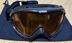 UVEX スキー スノーボード ゴーグル ブラウンレンズ ブラック ケース付きのサムネイル