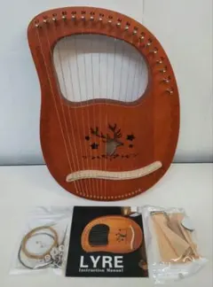 ゲルトナー　ライアーハープ　35弦　ハードケース、ソフトバッグ付き アウリスライアー/キット(半分手作り)/35弦ソプラノ/ハード