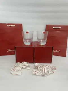 Baccarat バカラ ローハン グラス 2客セット クリスタル 箱付き - メルカリ