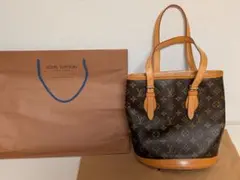 ルイヴィトン バケットPM モノグラム バケツ型トートバッグ・プチ