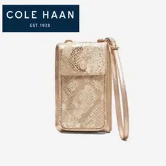 コールハーン COLE HAAN クロスボディスネークゴールドショルダーバッグのサムネイル