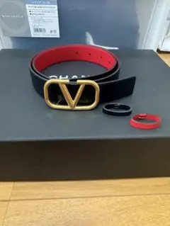 新品75 70MM VALENTINO ヴァレンティノ ベルト Vロゴ VLTN - メルカリ