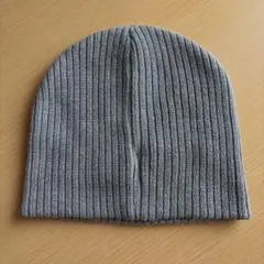 グレー ニット帽・ビーニー