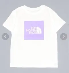 THE NORTH FACE ロゴTシャツ ホワイト/パープル