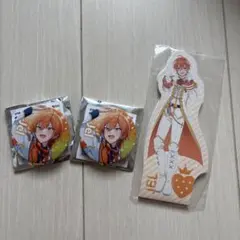 すとぷりジェルめもぱっど、缶バッチ2個セット