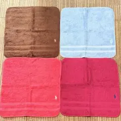 新品　Ralph Lauren ポロタオル　ウォッシュタオル４枚セット