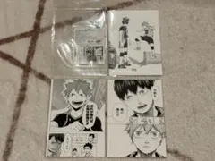 ハイキュー 海外限定 ポストカード セット 日向翔陽 影山飛雄