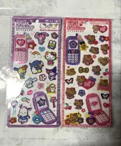 正規品 平成はっぴーフォン 日焼けキティ サンリオキャラクターズ 2点セット