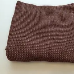 マルチカバー　190正方形　ブラウン ワッフル生地　ベルメゾン