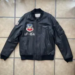 美品⭐︎AVIREX40周年記念 レザージャケット MA-1