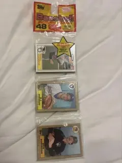 未開封1986年Topps ベースボールカード ロジャークレメンス