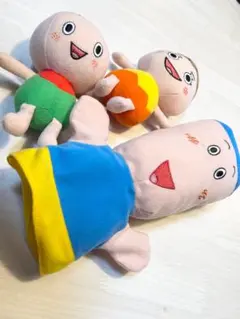 NHK　パッコロリン　ぬいぐるみ・パペット3体セット