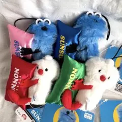 パペットスンスン おやすみピローマスコット 全4種セット