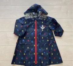 美品★キッズ レインコート グリーンレーベルリラクシング 95 雨傘のサムネイル