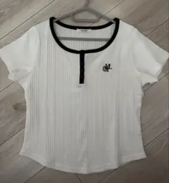 mily bilet半袖 リブTシャツ ホワイト Lのサムネイル