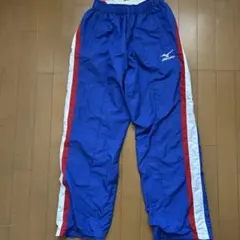 Mizuno トラックパンツ ジャージ青/赤/白のサムネイル