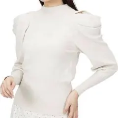 SNIDEL オープンショルダーニットプルオーバー SWNT224125