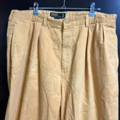W38 ポロラルフローレン Ralphアンドリューツータックチノパンオレンジ