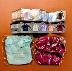 Maison de FLEUR ダブルリボンギャザートートバック