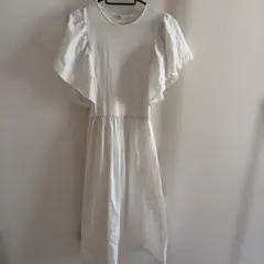 ZARA ホワイト ノースリーブチュニック Sサイズ