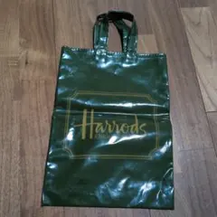 Harrods Knightsbridge エコバッグ グリーン　ほほ未使用品のサムネイル