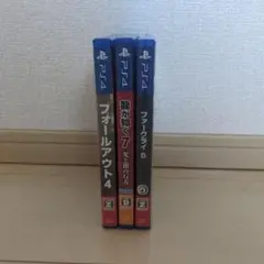 PS4 ゲーム3本セット フォールアウト4 ファークライ5 龍が如く7