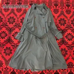 AQUASCUTUM トレンチコート ロング丈 カーキ イングランド製 英国製