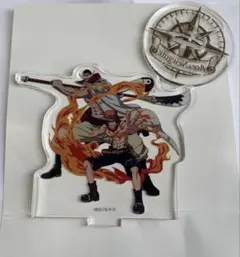 ONE PIECE 海賊旗アクリルスタンド 白ひげ＆エース＆マルコ - メルカリ