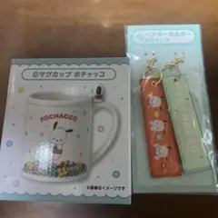 サンリオ キャラクター 当たりくじ ポチャッコ ペアキーホルダー マグカップ