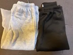 SHEIN スウェットパンツ グレー ブラック 裏起毛 長ズボン ボトムス